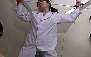 Japanese sweet girl spies oiled & tickled!