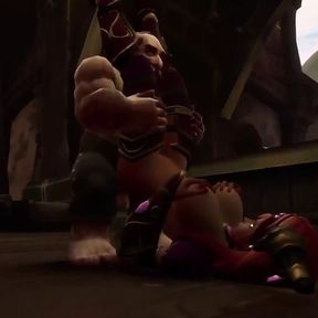 Dwarf Has Fun with an Elf  Warcraft Parody