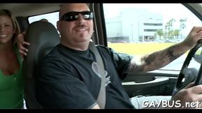 Lusty oral job with a hot homo