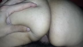 Reverse cowgirl creampie