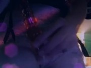 Sexy Blonde Trap Slut Fucks Her Ass With Purple Beaded Dildo