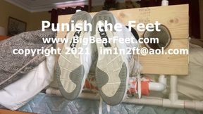 Punish the Feet - punished for sockless in hightops all day