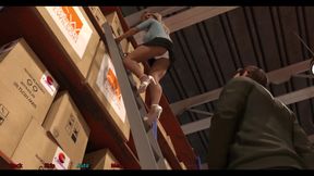 The office wife #8 - stacey played with herself in the shower.