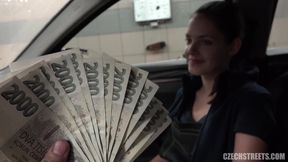 Carwash Beauty - Anie darling has POV sex for quick cash - euro reality porn