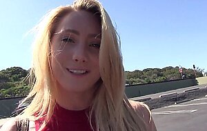 Aj applegate deep throats a intense cock before spreading wide for creampie
