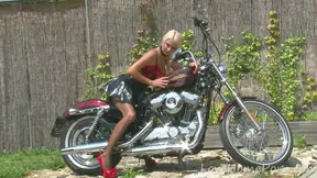 Seductive Nymphet Teases & Fucks Hardcore in Trailer Park Fantasy Scene