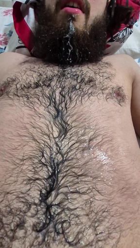 Milk From My Boobs on the Beard of My Neighbor