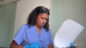 Micropenis Diagnosis Ebony Nurse Goddess Luna Law Turns Your Check-up Into Cock Humiliation, Sph, Medical Fetish, Femdom