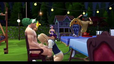 Alice in Wondercocksland pt1 tea party gangbang reunion