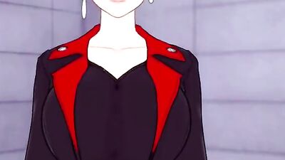 Vice, Shermie and Mature get naughty with big tits, pussy and nipples bouncing in this hot anime porn video