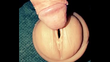 Fleshlight Voyeur - Stroke After a Hard Foreskin Stretch Session