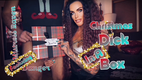 CHRISTMAS DICK IN A BOX - MistressRavenFD feeds you a special cock for Christmas as She gives you Gay JOI and humiliates you for being a cum guzzling faggot.