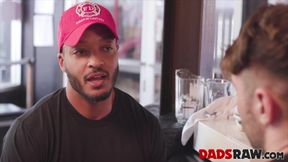 Rookie firefighter Michael Boston hot hole is plundered deep and raw