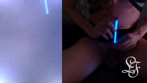 it glows inside (with endoscope)