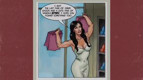 Married Brunette Housewife Was Fucked by a Shoe Salesman Right in the Store. Comic
