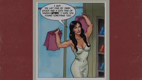 Married Brunette Housewife Was Fucked by a Shoe Salesman Right in the Store. Comic