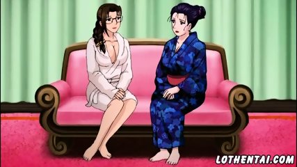 Sexy Hentai Lesbian In Photostudio