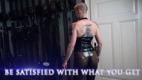 Be satisfied with what you get!  Part 2