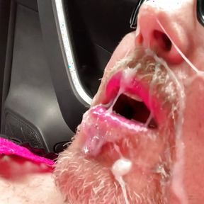 Backseat Sissy Facial