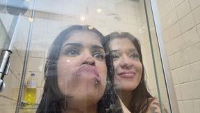Two beauties smashing their noses against the glass -- by Ana Ayumi and Cindy Lopes - CLIP 4