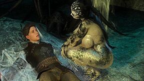 Spider Woman Traps Me To Ride My Fat Cock