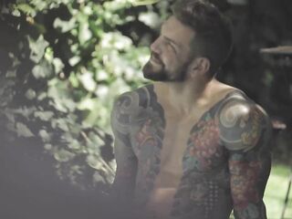 Oriental Chick Katana Sucks Off Hung Tattooed Dude In advance of Outdoor Banging