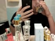 Boy drinks his own piss