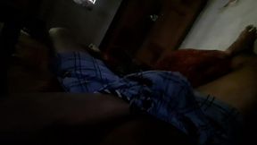 18 Year Old with Hairy Dick Masturbating