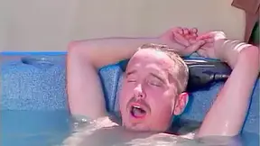 Lonely teen gets fucked in her both holes outdoors