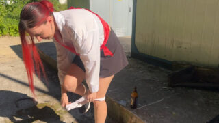 Creampie &#8211; POV BDSM clip of submissive Russian teen stepsister slut taking cock from asshole to mouth