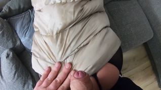 Play with cum on my soft nylon linner and down-jackets