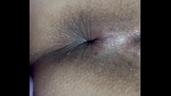 Tight asshole gape close up