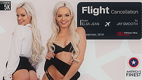 Elsa Jean In Flight Cancellation - Cute And Petite