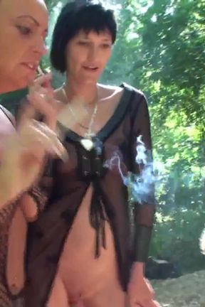 Forest spit-on human ashtray