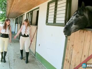 Christy Marks & Terry Nova: 4-way screw in a barn