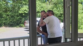 Outdoor Bear Fucking Bareback in Public