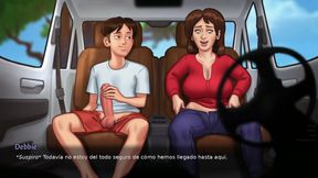 My stepmom and I discovered how in love we were, so we made love many times in secret - Summertime Saga