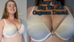 Sexy Bra Big Tit JOI Orgasm Denial