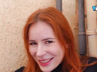 Vlogger Gets a BJ in Hallway from Sexy Honey with Large Breasts and Screws Her at Home