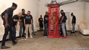 Gabriella Paltrova deepthroats black dicks