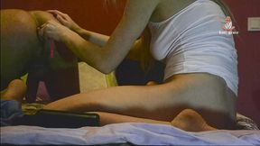 first anal experience of a married slut. vintage! many years ago. prostate play for him