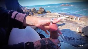 Sea and Masturbation - The Best Cumshot