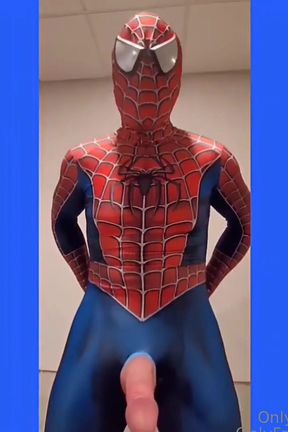 Spiderman Encounters a Glory Hole with His Big Cock Gloryhole Nemesis