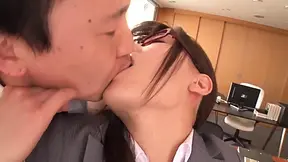 Kaho Kasumi's Office Tryst, Milf Pussy Gets Penetrated Hardly