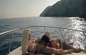 Luxury art penetrating on the yacht