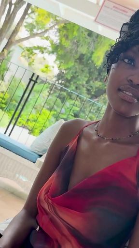I had this good girl EBONY TEEN lose control during rough pounding   Clip 1