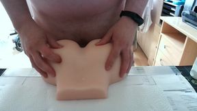 Silicone ass in progress