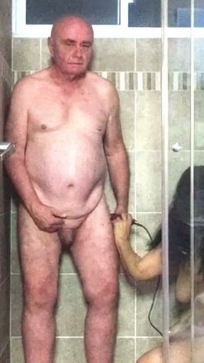 SURPRISE IN THE SHOWER WITH ADAMANDEVE AND LUPO   Clip 1