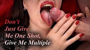 8 CUMSHOTS: Tongue On The Frenulum, Balls In My Hand: Give Me That Sweet Release