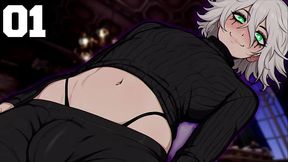 Haunted By Femboy #01 - Meeting With Cute Goth Femboy With A Big Bulge